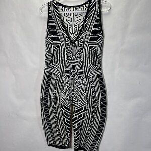 Tribal Knit Beruda Romper Stretch Women's Size Large